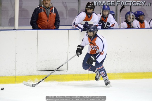 2014-01-18 Hockey Milano Rossoblu U14-Aosta 0421 Bryan Suevo